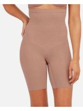 Spanx Higher Power Short Medium Cafe Au Lait Shapewear NWB SPX2745